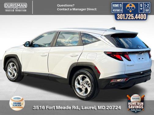 White Pearl 2024 Hyundai TUCSON SE
