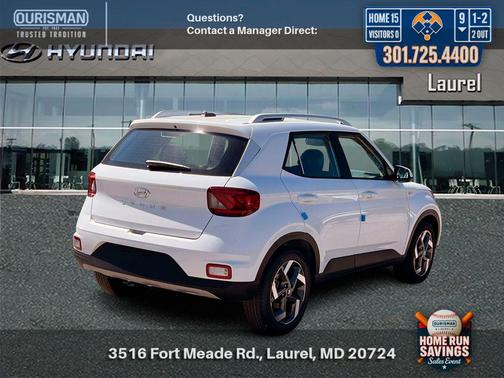 Lunar White 2026 Hyundai VENUE SEL