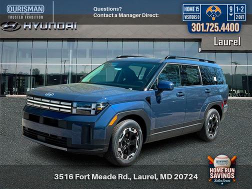 Atlantis Blue 2026 Hyundai SANTA FE SEL 2.4