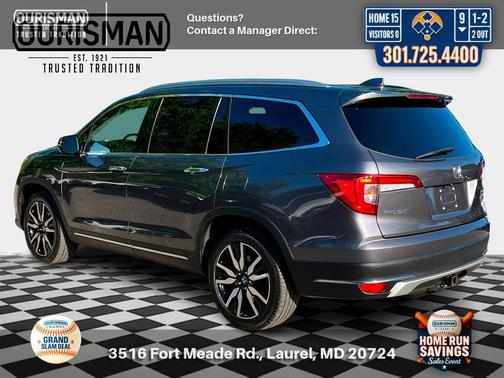 Modern Steel Metallic 2021 Honda Pilot Touring 8-Passenger