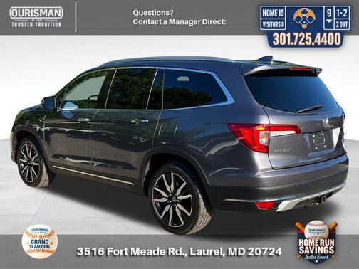 Modern Steel Metallic 2021 Honda Pilot Touring 8-Passenger