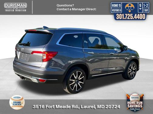 Modern Steel Metallic 2021 Honda Pilot Touring 8-Passenger