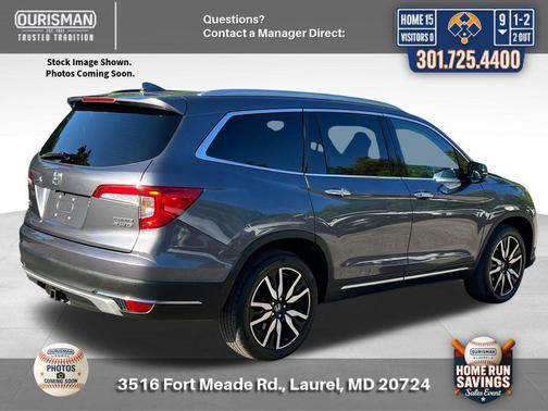 Modern Steel Metallic 2021 Honda Pilot Touring 8-Passenger