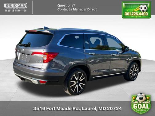 Modern Steel Metallic 2021 Honda Pilot Touring 8-Passenger