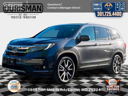 Modern Steel Metallic 2021 Honda Pilot Touring 8-Passenger