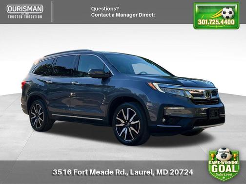 Modern Steel Metallic 2021 Honda Pilot Touring 8-Passenger