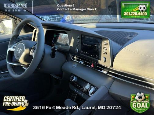 Intense Blue 2025 Hyundai ELANTRA Sport
