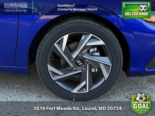 Intense Blue 2025 Hyundai ELANTRA Sport