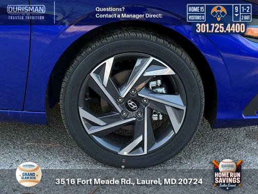 Intense Blue 2025 Hyundai ELANTRA Sport