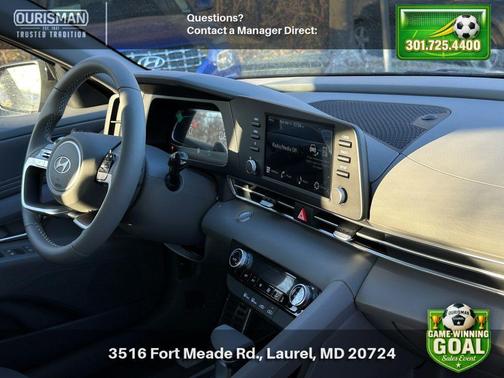 Intense Blue 2025 Hyundai ELANTRA Sport