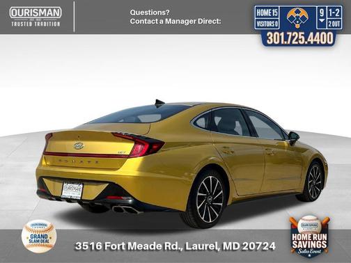 Glowing Yellow 2020 Hyundai SONATA SEL Plus