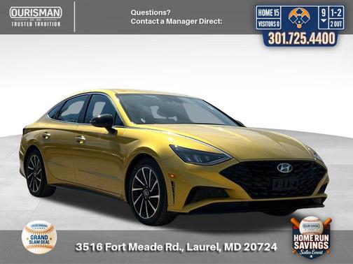 Glowing Yellow 2020 Hyundai SONATA SEL Plus
