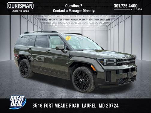 Rockwood Green 2025 Hyundai SANTA FE HEV Calligraphy