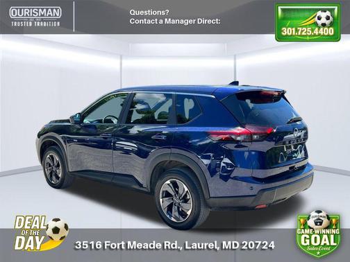 Deep Ocean Blue 2025 Nissan Rogue SV