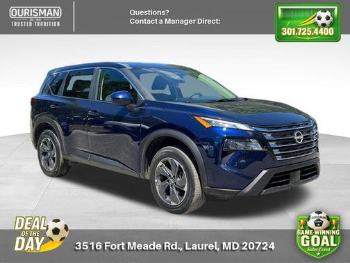Deep Ocean Blue 2025 Nissan Rogue SV