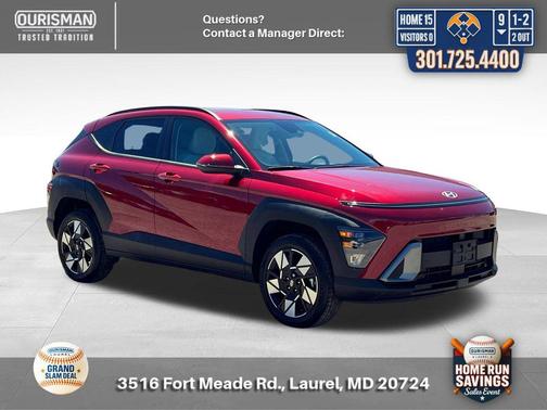 Ultimate Red Metallic 2024 Hyundai KONA SEL