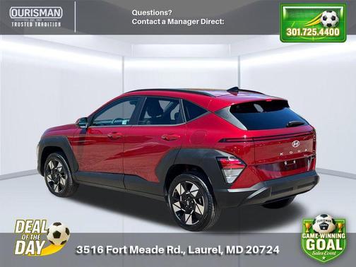 Ultimate Red Metallic 2024 Hyundai KONA SEL