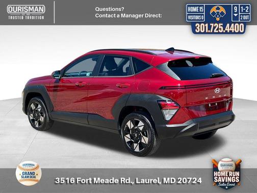 Ultimate Red Metallic 2024 Hyundai KONA SEL