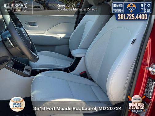 Ultimate Red Metallic 2024 Hyundai KONA SEL