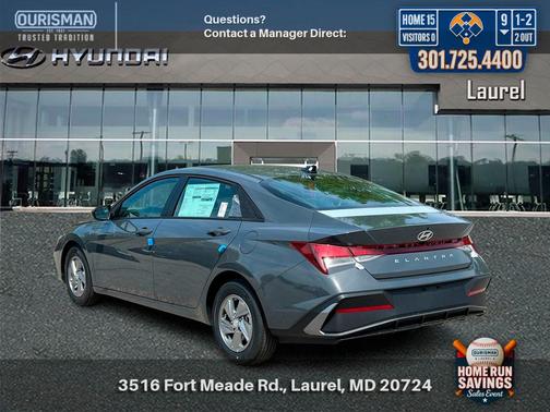 Gray 2026 Hyundai ELANTRA SE