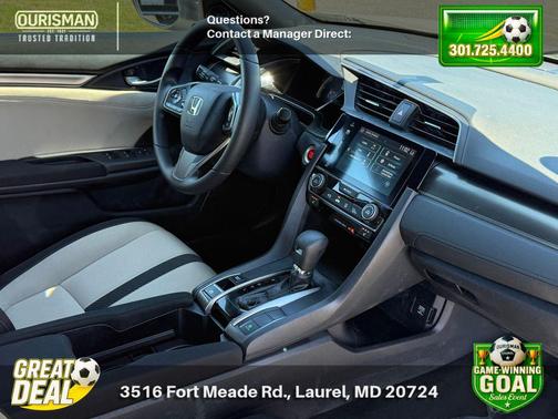 White Orchid 2017 Honda Civic EX