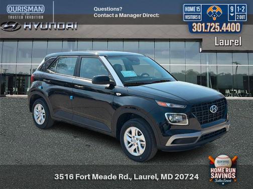 Onyx Black 2026 Hyundai VENUE SE