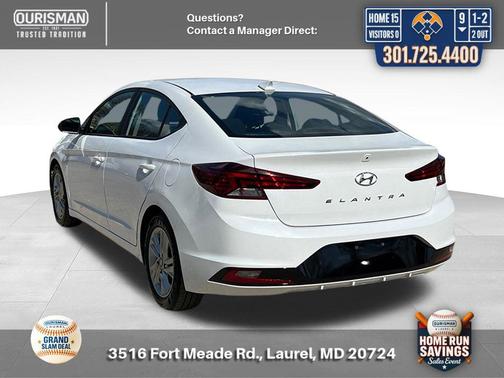 Quartz White Pearl 2020 Hyundai ELANTRA SEL