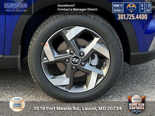 Intense Blue 2025 Hyundai VENUE Limited