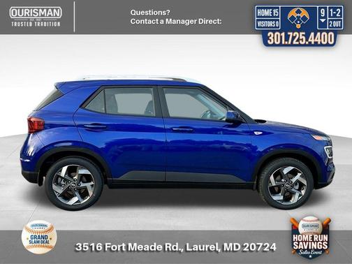 Intense Blue 2025 Hyundai VENUE Limited