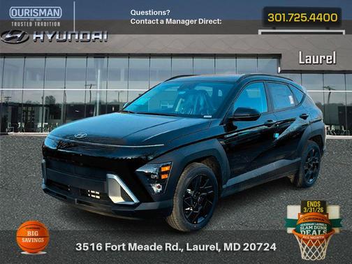 Abyss Black 2026 Hyundai KONA SEL Sport