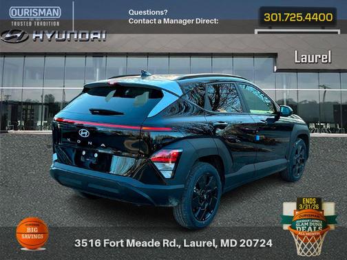 Abyss Black 2026 Hyundai KONA SEL Sport