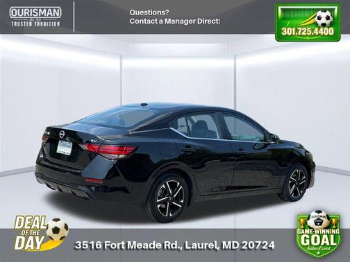 Super Black 2024 Nissan Sentra SV