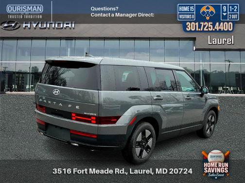 Gray 2026 Hyundai SANTA FE SE