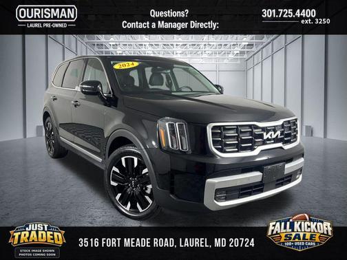 Ebony Black 2024 Kia Telluride S