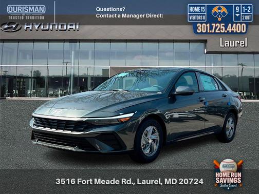 Gray 2026 Hyundai ELANTRA SE