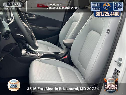 Chalk White 2019 Hyundai KONA Ultimate