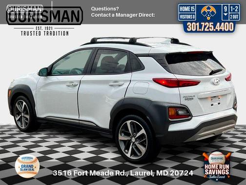 Chalk White 2019 Hyundai KONA Ultimate