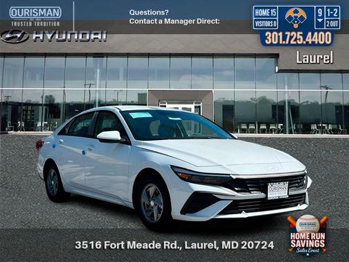 Serenity White 2026 Hyundai ELANTRA SE