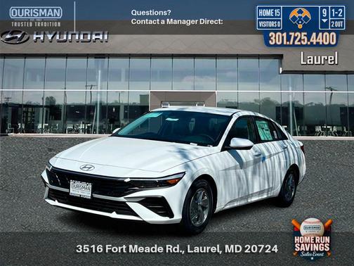 Serenity White 2026 Hyundai ELANTRA SE