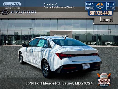 Serenity White 2026 Hyundai ELANTRA SE