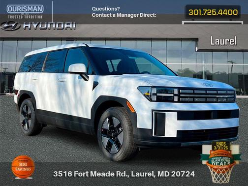 Serenity White 2026 Hyundai SANTA FE SE