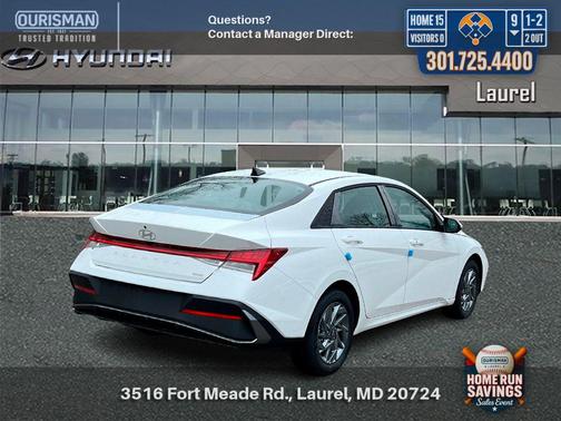 Serenity White 2026 Hyundai ELANTRA HEV Blue