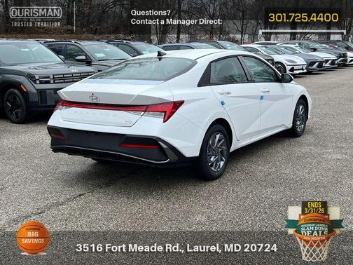 Serenity White 2026 Hyundai ELANTRA HEV Blue