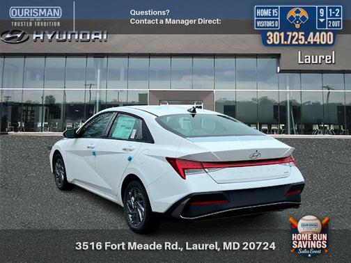Serenity White 2026 Hyundai ELANTRA HEV Blue