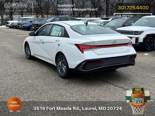 Serenity White 2026 Hyundai ELANTRA HEV Blue