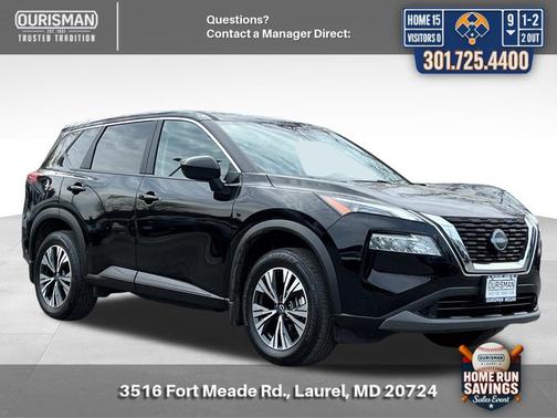 Super Black 2023 Nissan Rogue SV