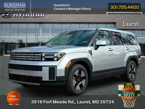 Shimmering Silver 2026 Hyundai SANTA FE SE