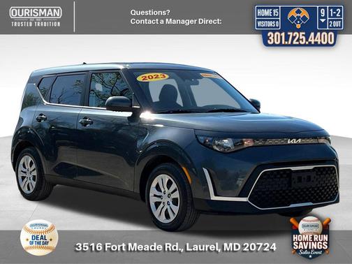 Gravity Gray 2023 Kia Soul LX