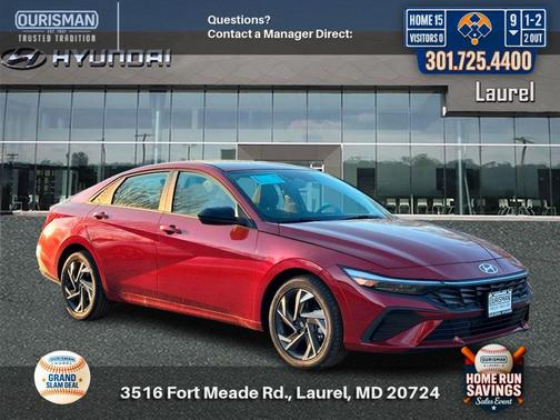 Ultimate Red 2025 Hyundai ELANTRA Sport
