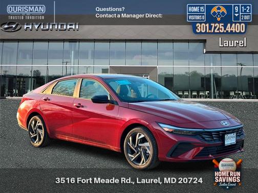 Ultimate Red 2025 Hyundai ELANTRA Sport